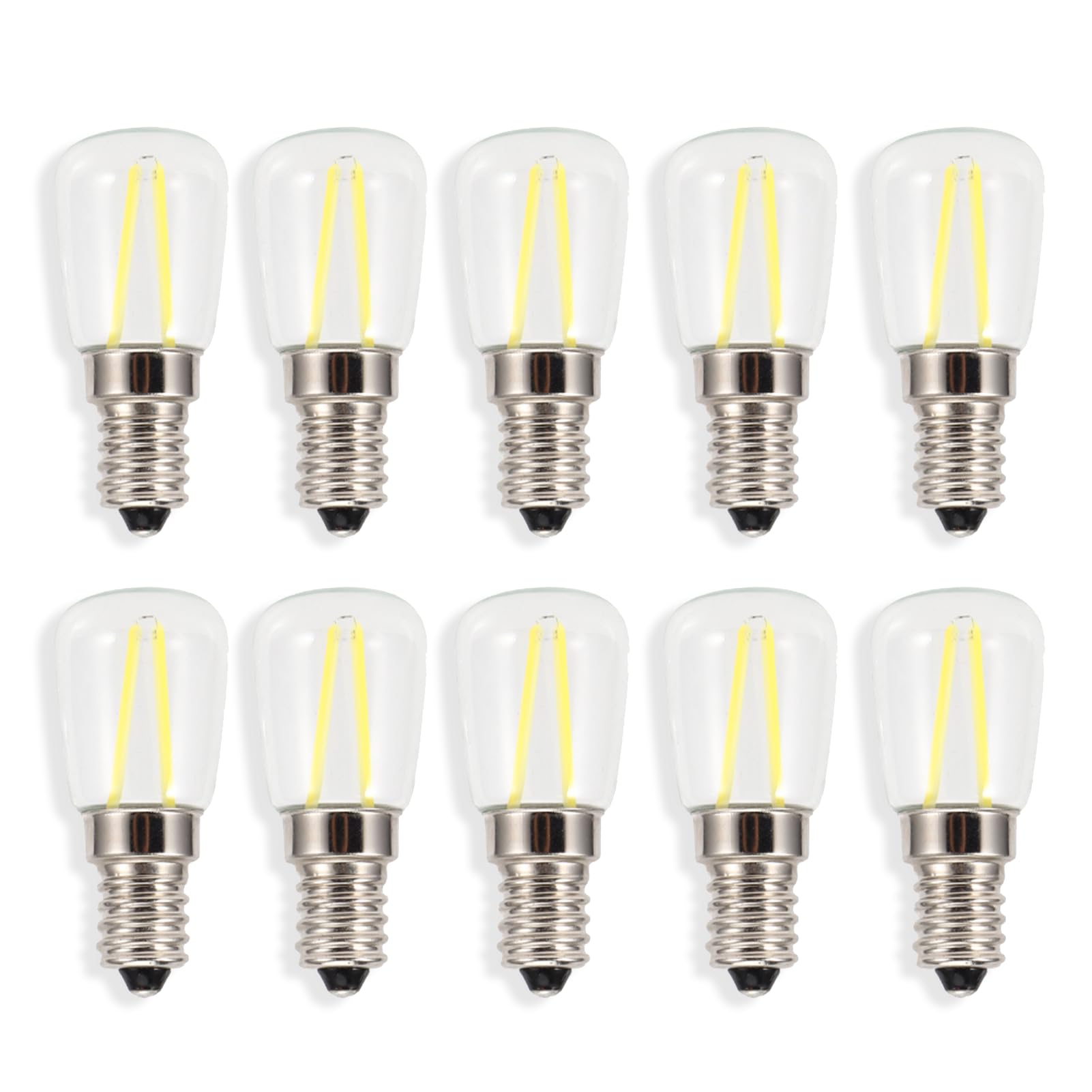 Vvikizy E14 Led Bulbs, LED Light Bulb 1.5W AC230V High Brightness Bulb Long Filament Mini Pendant Light Bulb Lighting Accessories for Home, LED Candelabra Light Bulbs