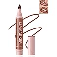 Lip Marker Stain Pen-1Pcs Nude Brown Tint Marker, Longlasting Waterproof Smudgeproof lip tint stain Lip Color,Matte Lip Stain Marker Liquid Lipliner Pencil, Precise Chisel Tip,Makeup Gift for Women-02