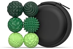 Lot de 6 balles magnétiques en silicone pour adultes et adolescents, jouets sensoriels anti-stress pour autisme, TDAH, anxiét