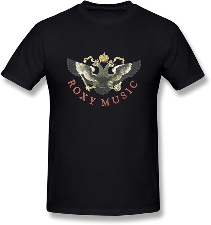 Mokro Men's Roxy Music TShirt Black US Size XXL Amazon.co.uk Clothing