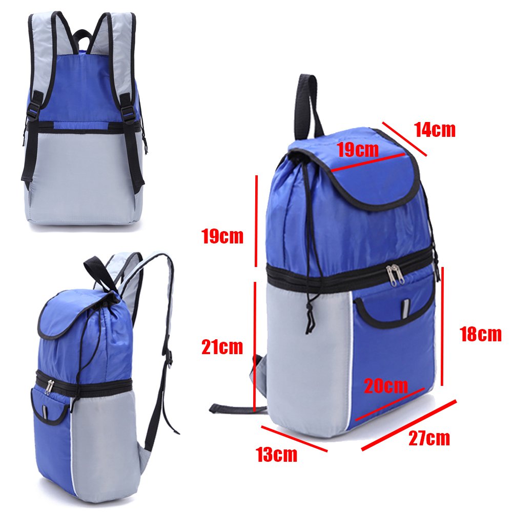 WOSON mochila plegable refrigeradora, 14 l, bolsa de almuerzo ...
