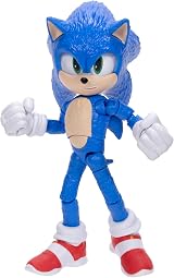 Sonic the Hedgehog 3 Movie Sonic Collector Toy by Jakks Pacific 5 tall view 7