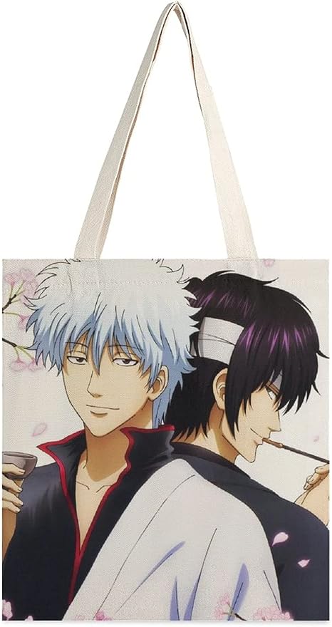 Amazon Co Jp 銀魂ショルダーバッグ ハンドバッグ ミニトートバッグ 帆布 レディース ショピングバッグ 肩掛け 可愛い 手提げバッグ 大容量 男女兼用 両面印刷 アニメ 漫画 萌グッズ軽量 旅行 通勤通学 ホーム キッチン