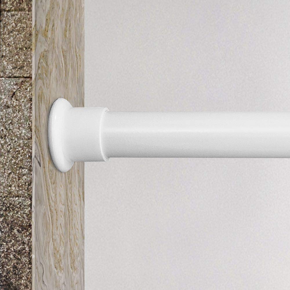 Jimmloo Room Divider Tension Curtain Rod 83 122 Inches Adjustable Curtain Tension Rods White Buy Online In Aruba At Aruba Desertcart Com Productid 156111677