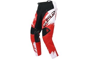 Oumurs Youth Motorcycle Pants for 5-12 Years Olds Boys Girls Kids Motocross Pants for Dirt Bike ATV Dual Sports Motocross