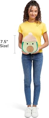 Squishmallows Austin the Green Avocado 7.5-Inch Plush Official Brand Toy view 6