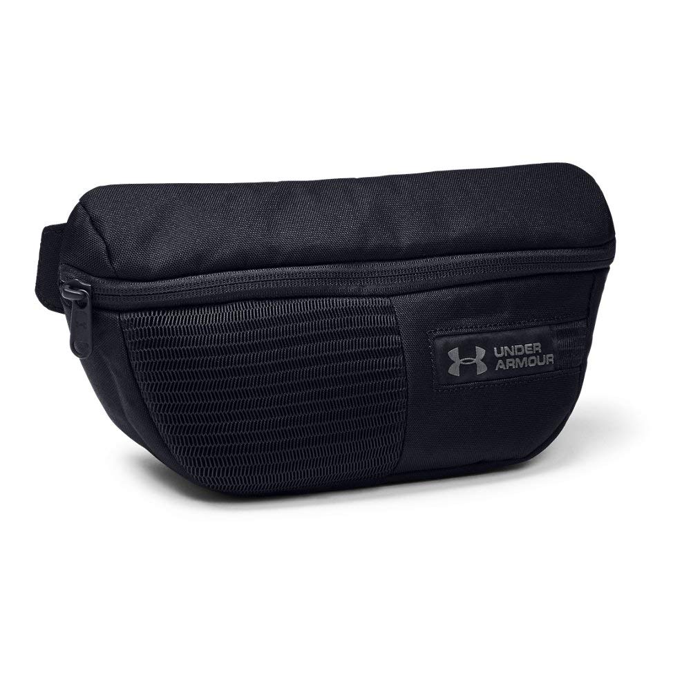 Under Armour UNDKU Unisex Adult Waist Bag Waist Packs - Black/Black/Graphite (001), OSFA