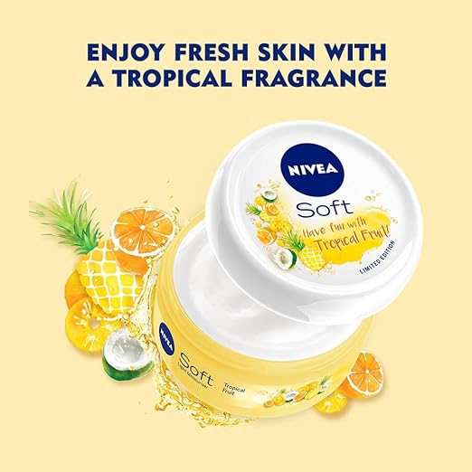 nivea soft tropical fruit