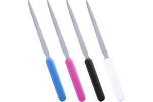 TKYZMS 4 Pack Multicolor Letter Openers,Stainless Steel Envelope Opener Slitter,Mail Opener Knife,Letter Opener Envelope Slitter,Paper Knife,Sharp Letter Opener,Perfect for Office,Home and School Use