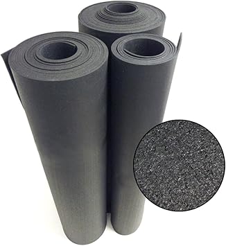 Amazon Com Rubber Cal Rolled Rubber Floors 9 5mm X 4ft Wide X