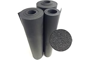 Rubber Cal Recycled Floor Mat, Black