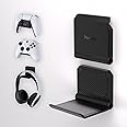 PlayVital 2-Pack Controller Stand - Voor PS5, PS4, Xbox Series X/S, Switch Pro - Zwart ABS, Antislip - Display Houder