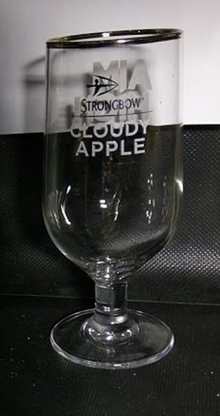Set von 2 One Pint Strongbow Bewölkt Cider Pint Gläser