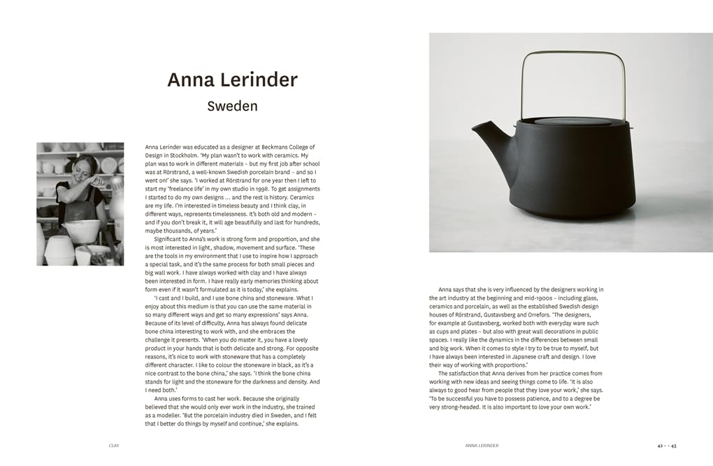 Clay: Contemporary Ceramic Artisans Clay: Contemporary Ceramic Artisans Hardcover