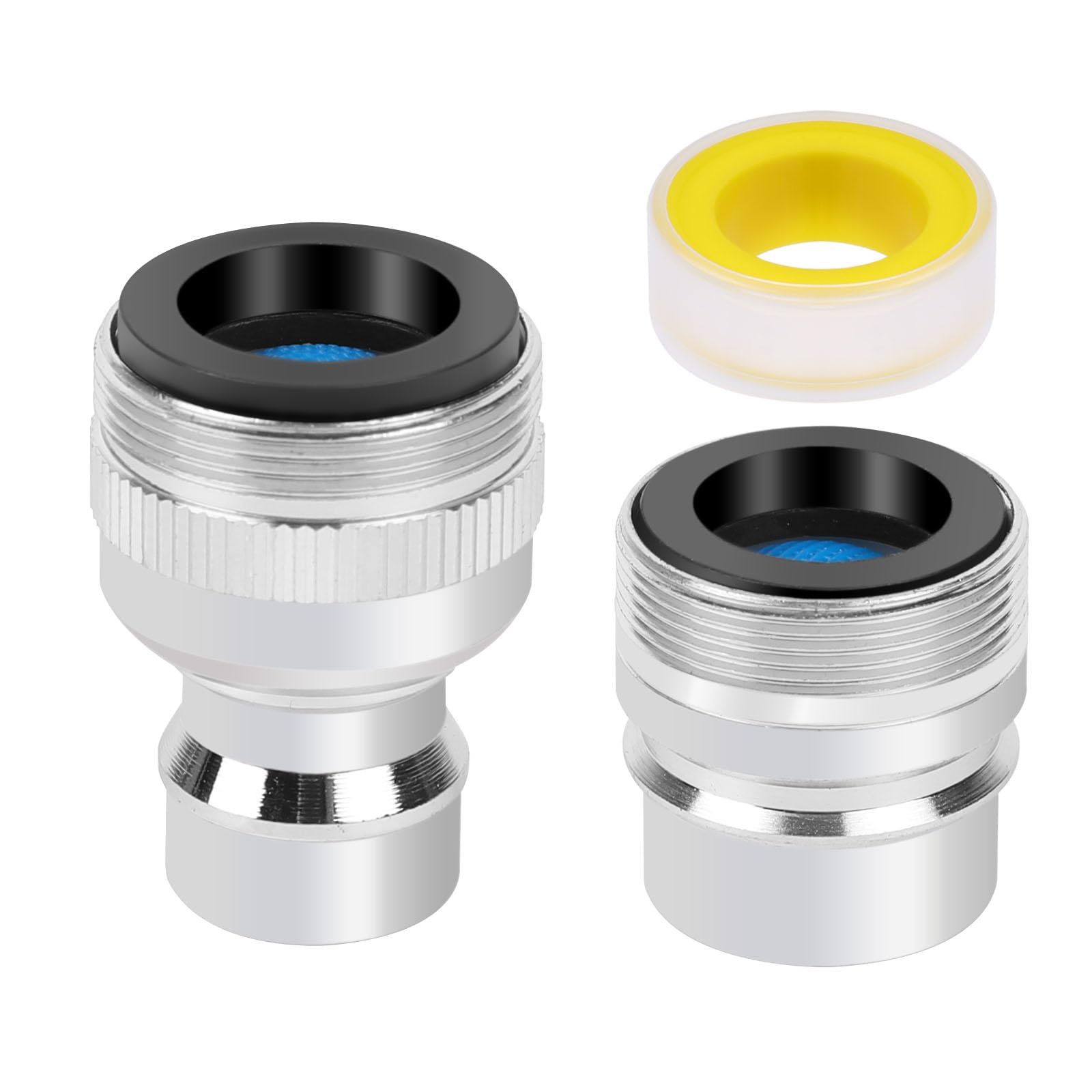 Photo 1 of Dishwasher Faucet Adapter with Aerator, Portable Dishwasher Snap Adapter Connection Portable Washer Faucet Adapter 15/16-27Male or 55/64-27Female