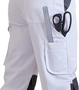 ProDec Advance Painter's Trousers 36W 31L White Stain-Resistant view 6