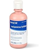 MAJOR Calamine Lotion - Calamine Topical Suspension USP Skin Protectant - 6 Fl Oz (177 mL) (1 Pack)
