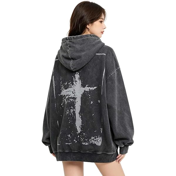 Amazon.com: SHINsuke Women Y2K Gothic Zip Up Hoodie Dark Academia