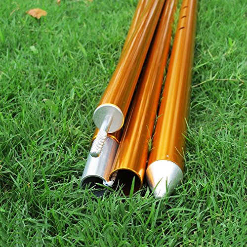 HYOUT Adjustable Tarp Poles Aluminium Alloy - Thumbnail 3