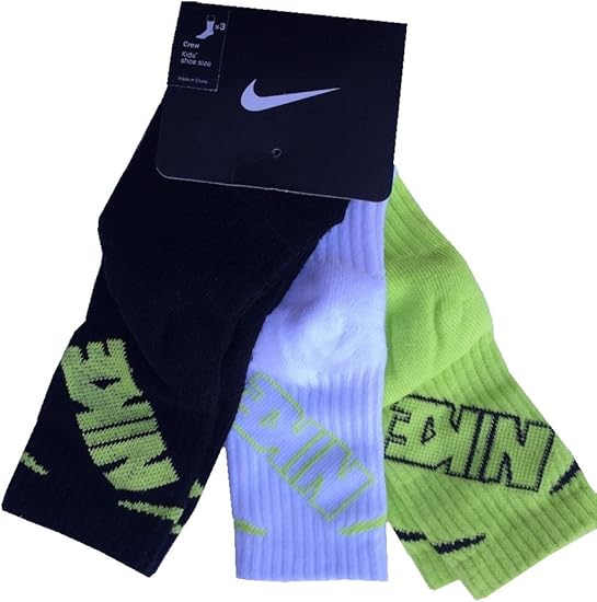 kids nike crew socks