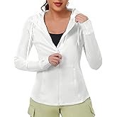 VUTRU Women's Full Zip Up Workout Hoodie Athletic Running Track Jacket