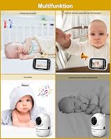 HelloBaby Baby Monitor Camera 2x Zoom Night Vision 355° Pan 120° Tilt 1000ft view 9