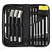 All-in-One Gun Cleaning Kit with Grip Roll Pin Punch Tool Set, Gun Cleaning Brush Pick Kit, Anti-Rust Silicone Cloth in Zippered Organizer Space Saving Carry Case (15 Pieces) BOOSTEADY®