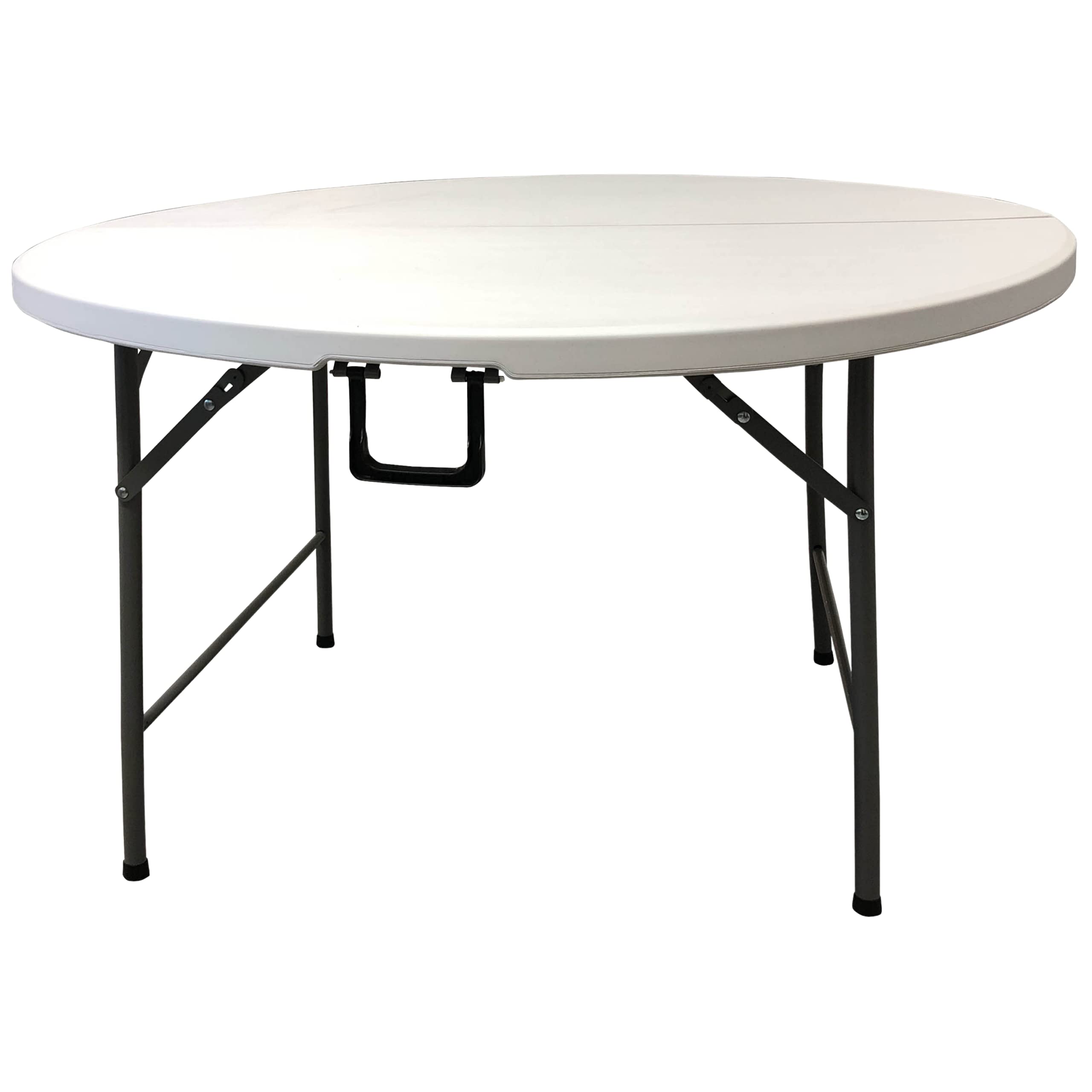 HOMELUX 710091 Folding Resin Table, Round, 120 cm Height 74 cm