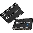 8K Displayport Multi-Monitor Adapter Splitter, BolAAzuL DisplayPort 1.4 MST Hub Splitter 1 in 3 out DP to DP Video Converter for Video Card with MST Function(Windows PC only)-Support Dual or Triple 4K