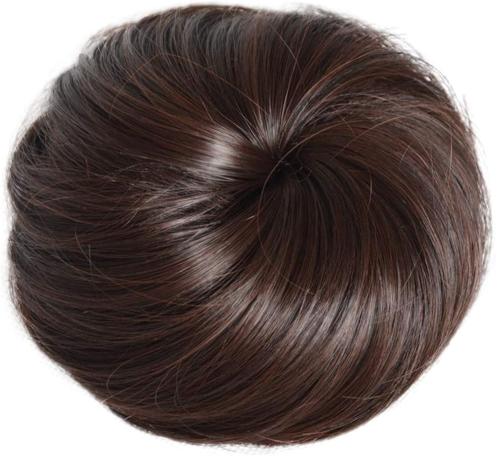 Amazon Deeka お団子ウィッグ まとめ髪 お団子かつら エクステ つけ毛 結婚式 成人式 卒業式 和装 浴衣 着物にピッタリな髪型 ダークブラウン ポイントウィッグ 通販