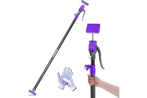 MAKA ZARION Cabinet Jacks for Installing Cabinets, Heavy Duty Adjustable Support Pole Jack 49.2-114.2 IN (154lbs)，Third Hand Tool, Capacity for Dust Barrier Poles, Drywall Lift & Zip Wall, DIY Support Rod, 1-Pack