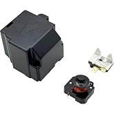 Whole Parts Upgraded Refrigerator Start Relay Kit Part# 5304499966 | Overload Kit - Compatible with Crosley, Electrolux, Frigidaire, Gibson, Kenmore, and Tappan Refrigerators