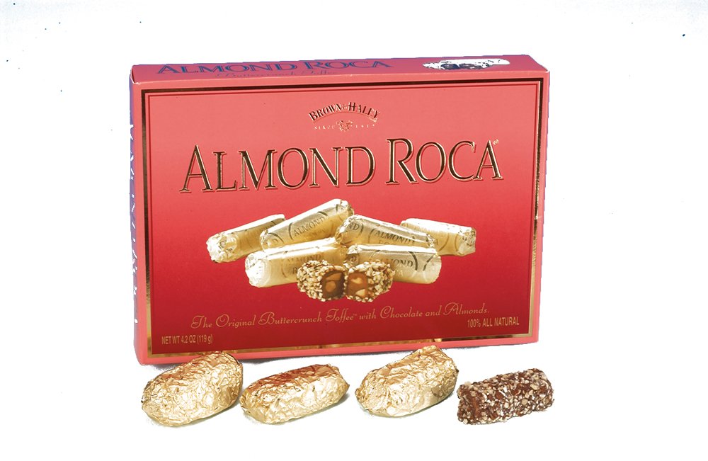 Amazon.com : Brown and Haley Almond Roca Buttercrunch Toffee, 4.2-Ounce ...