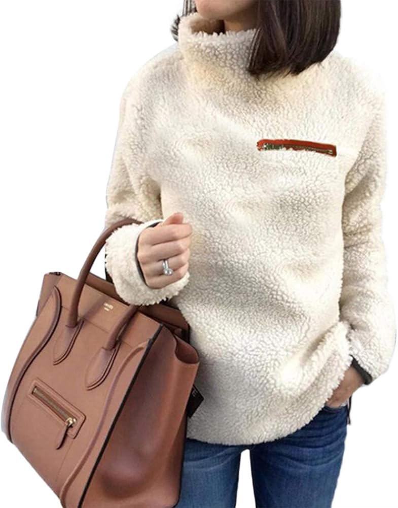 turtleneck tunic tops