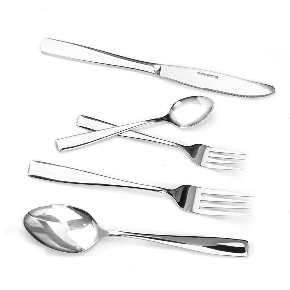 Eslite Stainless Steel Silverware Sets,25 Piece,Service for 5 Flatware
