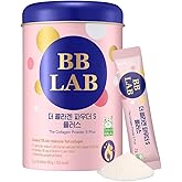 BB LAB Collagen Powder S Plus Halal, Low Molecular Korean Collagen Powder Stick Supplement, Marine, Fish Collagen Peptides, Vitamin C, Glycine, Fast Absorption, Grapefruit Flavor
