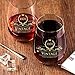 Lovinpro 1976 48th hand crafted luxury drinking and wine glass for wedding,anniversary,birthday,holidays,perfect gifts ideal for bridesmaids,cup