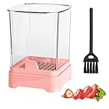 Upgraded Fruit Slicer Cup, Strawberry Slicer with