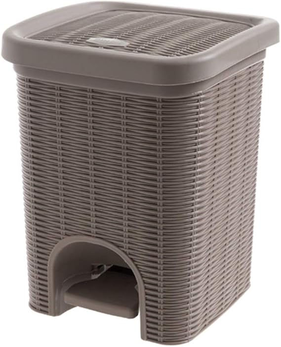 Yyqx Cubo de Basura para Exterior Bote de Basura de Pedales for el