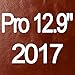 iPad Pro 12.9 Case, Icarercase Genuine Leather Case Folio Flip Smart Cover Auto Wake/Sleep Function [Magnetic Closure] Kickstand for Apple iPad Pro 12.9（2017）Brown