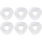 (6 Pieces) Washable Reusable Mopping Pads for Narwal Freo Z Ultra/Freo X Ultra/Freo X Plus/Freo, Strong Stain Removing Wipes Cloth Pads Premium Microfiber