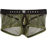 Gregg Homme Men's Erupt Enhancing Ring Mesh Trunk, 140005, Khaki, M