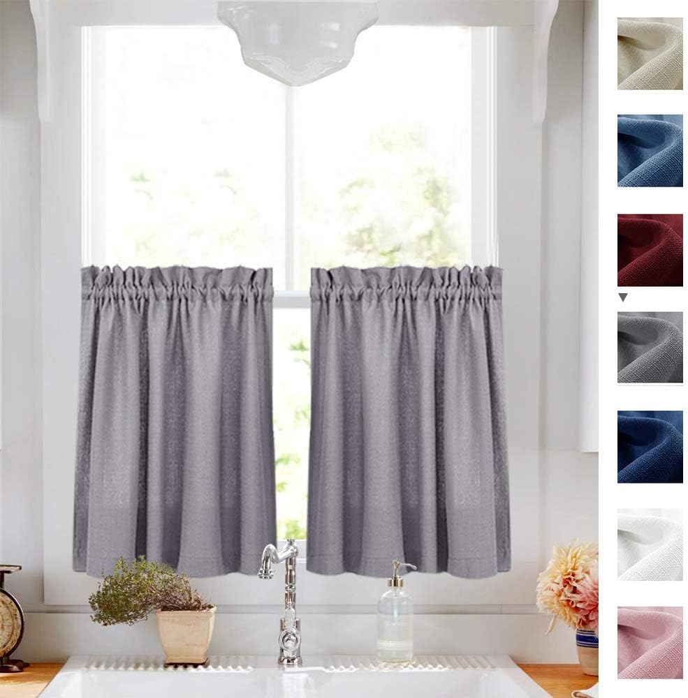 Best Kitchen Curtains 36 Inch Length Sets