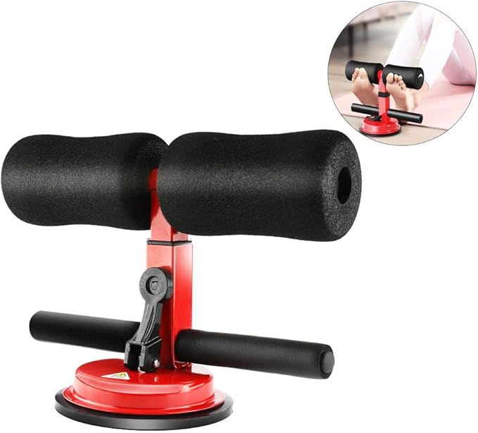 portable & adjustable sit up bar for home workout