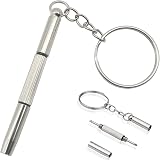LRMYS 3-in-1 Mini Screwdriver Keychain Stainless Steel Eyeglass Watch Jewelry view 1