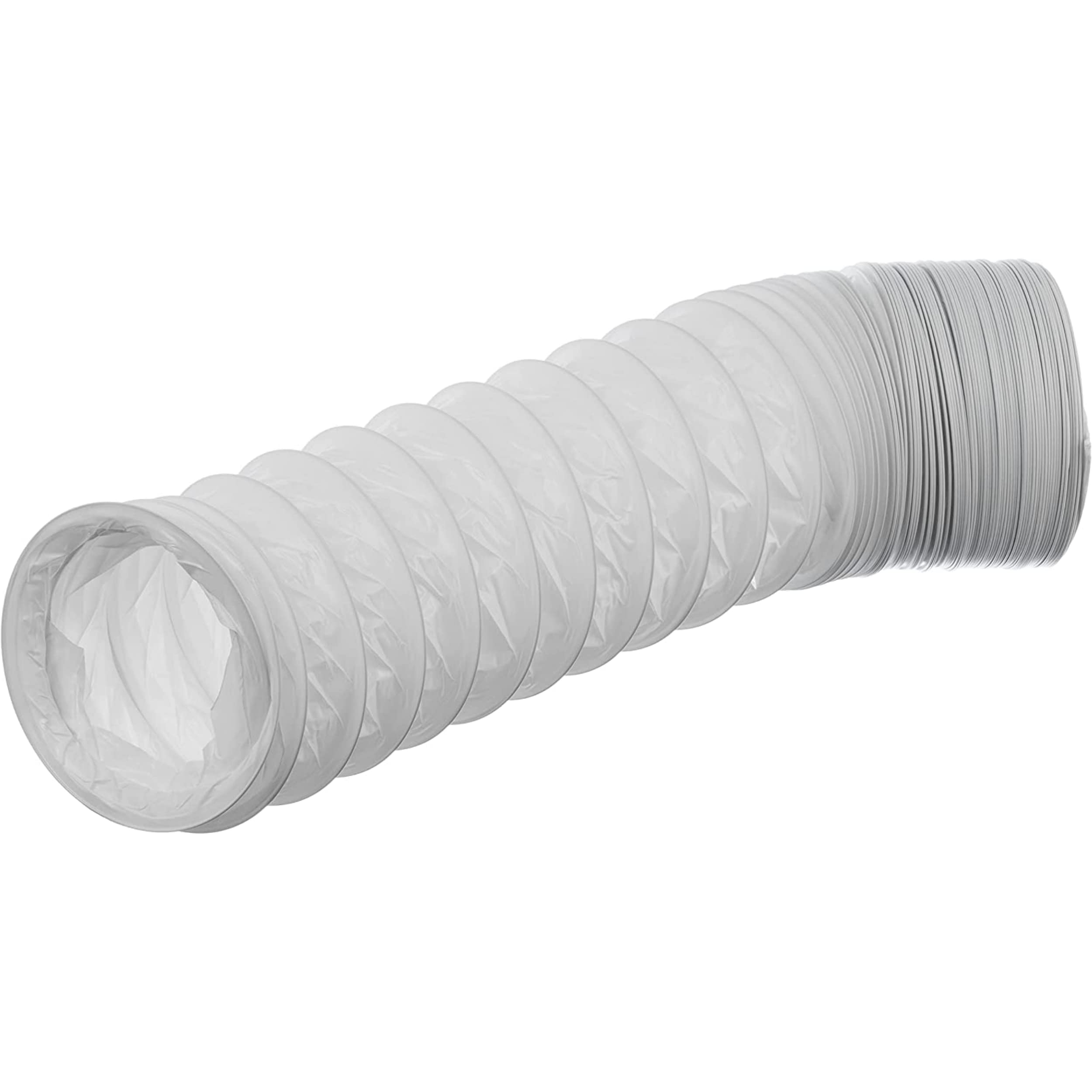 Ø 100mm / 3m PVC Flexible Ducting - Ventilation Duct Hose for Tumble Dryer, Cooker Hood, Extractor Fan, Air Conditioner