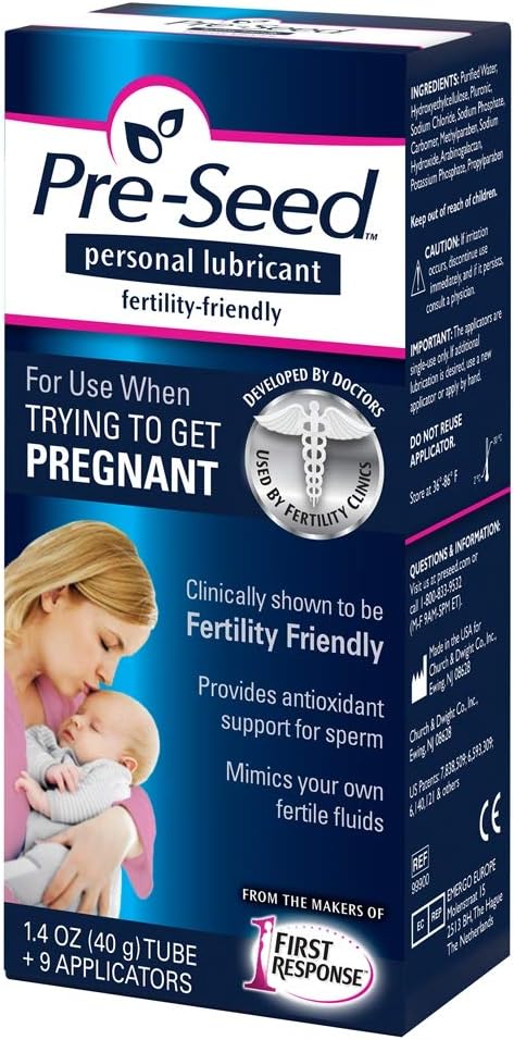 Pre Seed Vaginal Lubricant 40g Multi Use Tube 9 Applicators Amazon Co Uk Health Personal Care