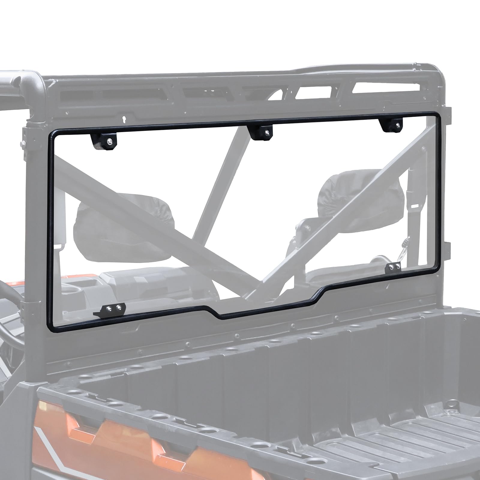 Photo 1 of Ranger 1000 Rear Windshield - StarknightMT Ranger Back Window PC Heavy Duty Rear Window Panel Compatible With 2017-2025 Polaris Ranger 1000/XP 1000 / Crew 2013-2019 Polaris Ranger XP 900/ Crew