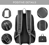 30L Backpack Foldable Waterproof Ultralight Daypack Black view 6