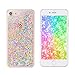 iPhone 7 Plus Case,iPhone 7 Plus Liquid Case,BCMRUN Novelty Design Glitter Bling Sparkles Shinny Hearts Flowing Liquid Anti Scratch Bumper Hard Case for Apple iPhone 7 Plus (Four Colour Diamonds)